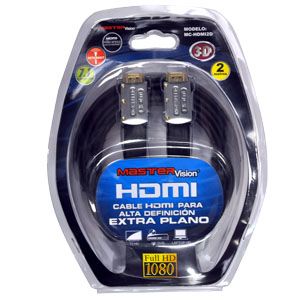 CABLE HDMI EXTRAPLANO DE LUJO, 2 METROS