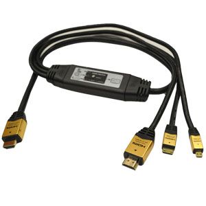 CABLE SELECTOR CON CONECTORES HDMI 3 A 1