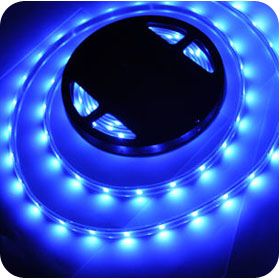 Tira de LEDs luz azul de 4 metros