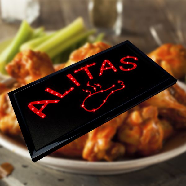 LETRERO LED "ALITAS"
