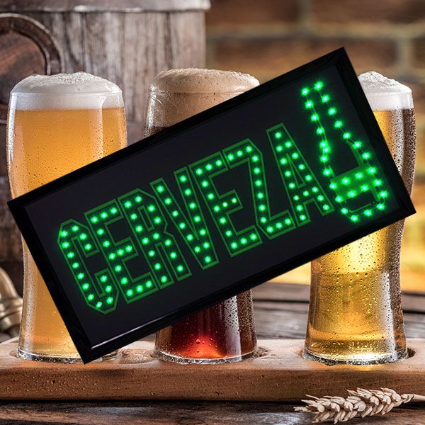 LETRERO DE LEDS -CERVEZA-