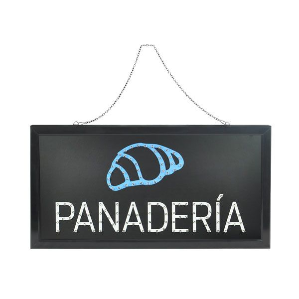 LETRERO LED PANADERÍA VISIBLE DÍA Y NOCHE