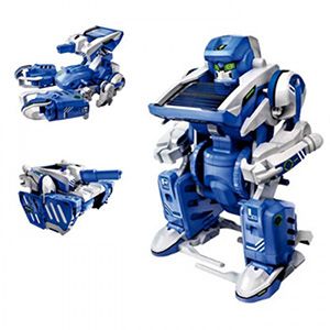 KIT DE JUGUETES EDUCATIVOS SOLARES, ARMA 3 FIGURAS MÓVILES DIFERENTES, ROBOT