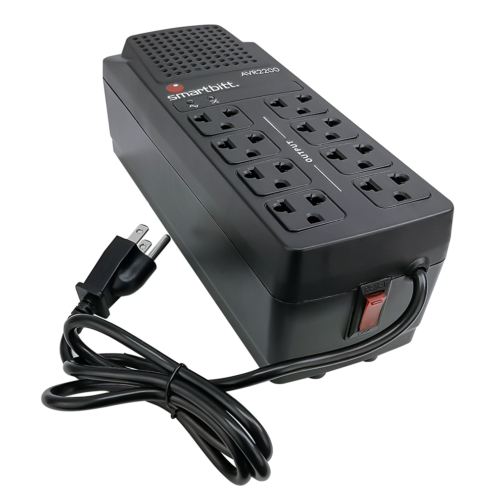 REGULADOR DE VOLTAJE ELECTRÓNICO _ MP-REG2200X8