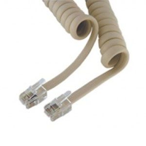 CABLE TELEFONICO COLOR MARFIL