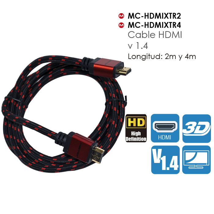 Cable HDMI Master 3.6 Metros MC-HDMI3.6