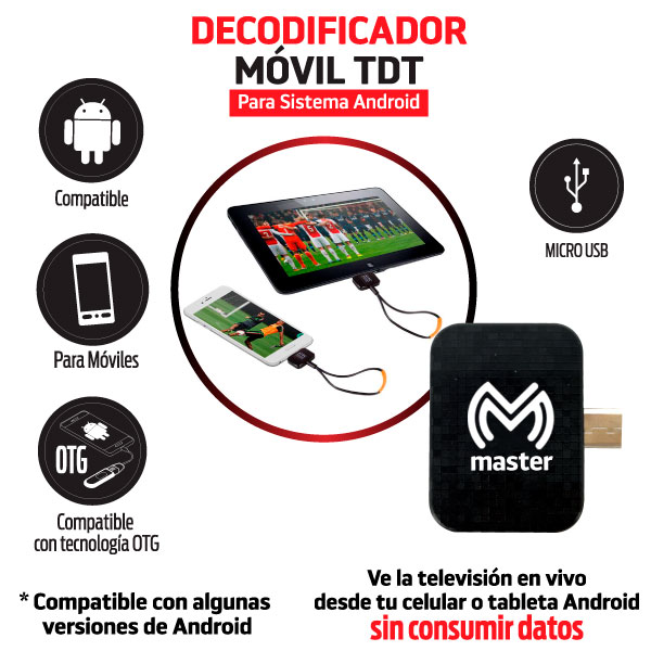 Decodificador Tv Digital Alta Definicion Mv-tdtplus Master